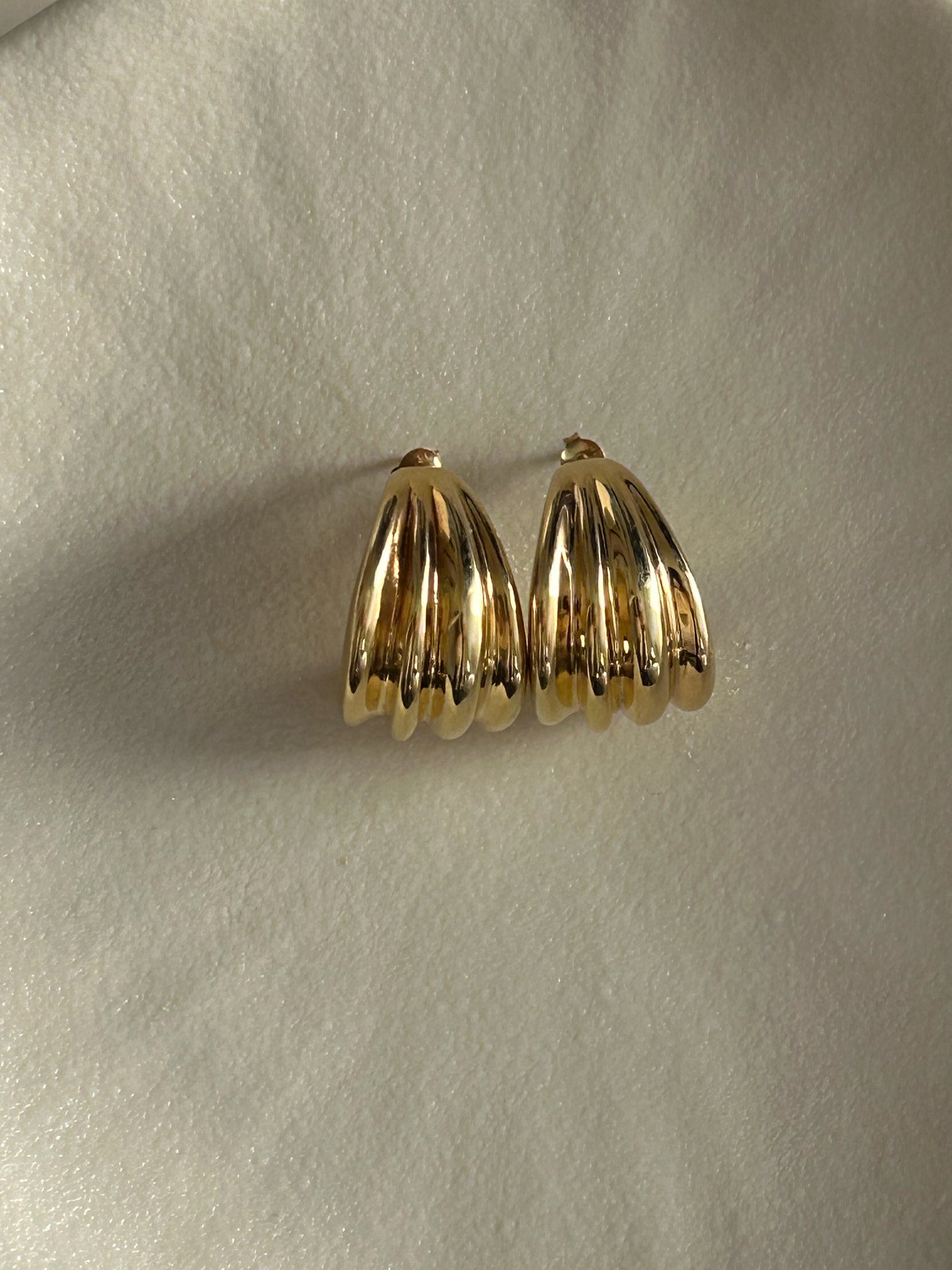 Chunky Silver Earrings – Sterling Silver