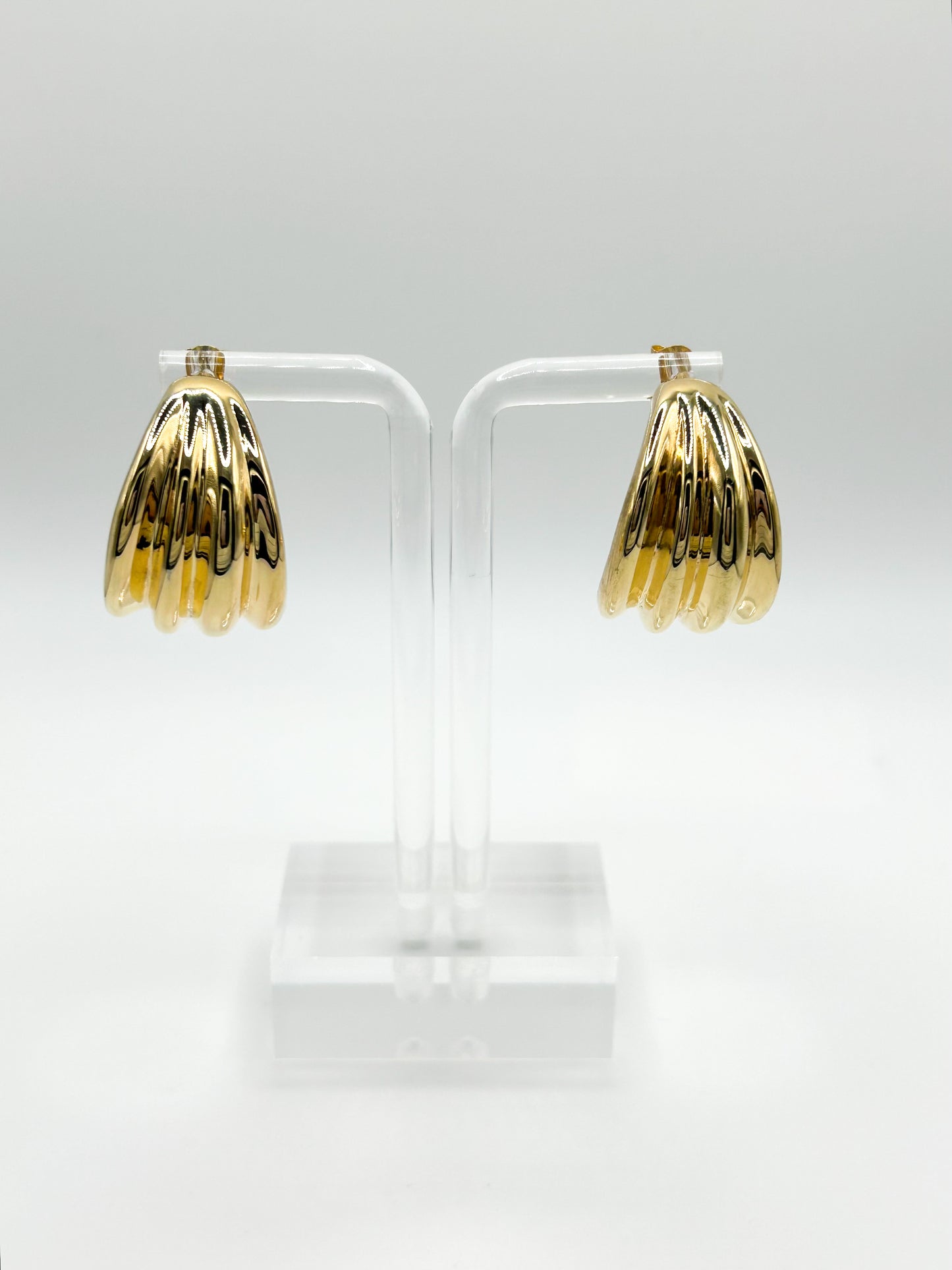 Chunky Silver Earrings – Sterling Silver